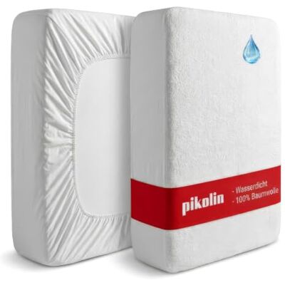 PIKOLIN Home Anpassbares Betttuch aus 100% Baumwolle, atmungsaktiv, langlebig und widerstandsfähig PIKOLIN Home Anpassbares Betttuch aus 100% Baumwolle, atmungsaktiv, langlebig und widerstandsfähig