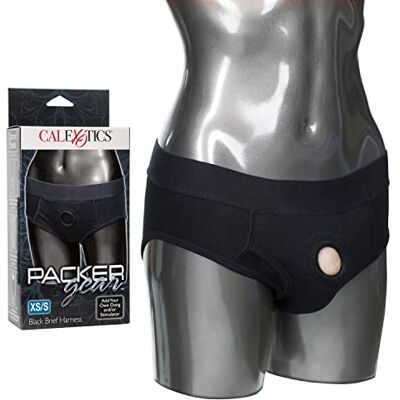 CalExotics Packer Gear černý těsný popruh – XS/S – slipy se zařízením pro dildo CalExotics Packer Gear černý těsný popruh – XS/S – slipy se zařízením pro dildo