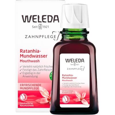Weleda Bio Ratanhia ústní voda osvěžující přírodní kosmetika ústní voda koncentrát pro svěží dech a zdravou ústní sliznici. Přírodní péče o ústní dutinu posiluje dásně a mikroflóru ústní dutiny (1 x Weleda Bio Ratanhia ústní voda osvěžující přírodní kosmetika ústní voda koncentrát pro svěží dech a zdravou ústní sliznici. Přírodní péče o ústní dutinu posiluje dásně a mikroflóru ústní dutiny (1 x