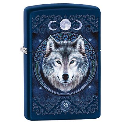 Zippo Zapalovač Anne Stokes, Navy Matte, Color Image Doplnitelný opakovaně použitelný design odolný proti větru dárková krabička Made in USA Zippo Zapalovač Anne Stokes, Navy Matte, Color Image Doplnitelný opakovaně použitelný design odolný proti větru dárková krabička Made in USA