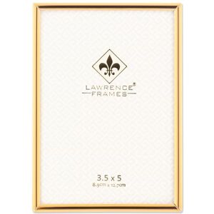 Lawrence Frames Simply 670035 zlato-kovový obrazový rám, 8,9 x 12,7 cm (Š x V), zlatá barva Lawrence Frames Simply 670035 zlato-kovový obrazový rám, 8,9 x 12,7 cm (Š x V), zlatá barva