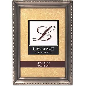 Lawrence Frames Lawrence Rámy lemování perel, 8,9 x 12,7 cm, cín Lawrence Frames Lawrence Rámy lemování perel, 8,9 x 12,7 cm, cín