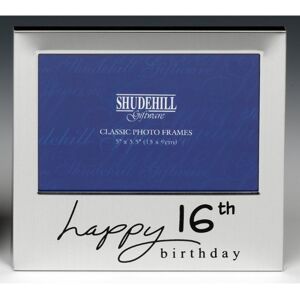 Shudehill Giftware Bilderrahmen, Design: Happy 16th Birthday, 12,7 x 8,9 cm Bilderrahmen, Geschenk zum 16. Geburtstag 72416 Shudehill Giftware Bilderrahmen, Design: Happy 16th Birthday, 12,7 x 8,9 cm Bilderrahmen, Geschenk zum 16. Geburtstag 72416