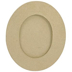 décopatch CD028C Rahmen aus Pappmaché, oval 19,5cm, 1 Stück décopatch CD028C Rahmen aus Pappmaché, oval 19,5cm, 1 Stück