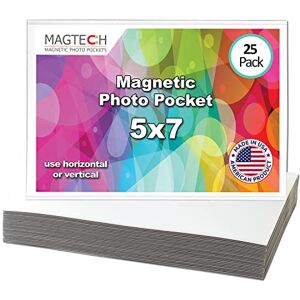 Magtech 15725 Magnetický fotorámeček, pro fotografie o velikosti 12,7 x 17,8 cm, bílý, 25 kusů Magtech 15725 Magnetický fotorámeček, pro fotografie o velikosti 12,7 x 17,8 cm, bílý, 25 kusů