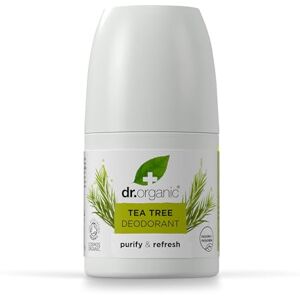 Dr. Organic Dr Organic Tea Tree Deodorant, bez hliníku, pro muže a ženy, přírodní, veganský, bez pokusů na zvířatech, parabenů a SLS, recyklovaný a recyklovatelný, certifikováno Bio, 50 ml Dr. Organic Dr Organic Tea Tree Deodorant, bez hliníku, pro muže a ženy, přírodní, veganský, bez pokusů na zvířatech, parabenů a SLS, recyklovaný a recyklovatelný, certifikováno Bio, 50 ml