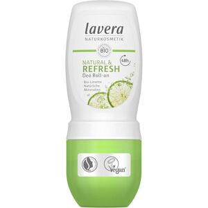 Lavera Deo Roll-on NATURAL & REFRESH 48 h veganská přírodní kosmetika bio limetka a přírodní minerály bez hliníku Spolehlivá ochrana pro svěží pocit pokožky 48 hodin ochrana 50 ml Lavera Deo Roll-on NATURAL & REFRESH 48 h veganská přírodní kosmetika bio limetka a přírodní minerály bez hliníku Spolehlivá ochrana pro svěží pocit pokožky 48 hodin ochrana 50 ml