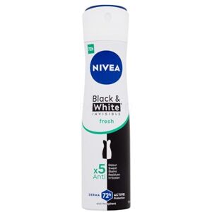 NIVEA Black & White Invisible Active Spray v balení po 6 kusech (6 x 200 ml), antiošetřující deodorant pro dámy, neviditelný deodorant pro ochranu pokožky a oblečení NIVEA Black & White Invisible Active Spray v balení po 6 kusech (6 x 200 ml), antiošetřující deodorant pro dámy, neviditelný deodorant pro ochranu pokožky a oblečení