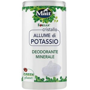 Matt Tradice erboristica Forsan – Mineral Deodorant Stick s křišťálem dodekahydrátu síranu hlinitého draselného – 100% přírodní – 120 g Matt Tradice erboristica Forsan – Mineral Deodorant Stick s křišťálem dodekahydrátu síranu hlinitého draselného – 100% přírodní – 120 g