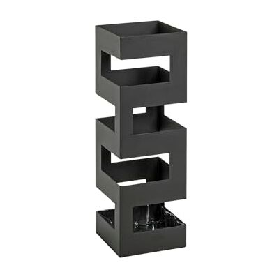 HAKU Stojan na deštník moderní stojan na slunečník černý, kov rozměry: Š 16 x V 48 x H 16 cm HAKU Stojan na deštník moderní stojan na slunečník černý, kov rozměry: Š 16 x V 48 x H 16 cm