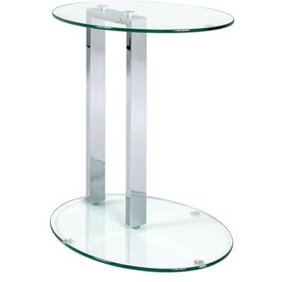 HAKU Servírovací stolek chrom kov konferenční stolek bezpečnostní sklo 8 mm rozměry: Š 45 x V 50 x H 35 cm Styl: moderní HAKU Servírovací stolek chrom kov konferenční stolek bezpečnostní sklo 8 mm rozměry: Š 45 x V 50 x H 35 cm Styl: moderní