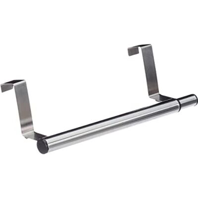 Relaxdays Handtuchstange ausziehbar, einarmig, ohne Bohren an Tür o. Schrank hängen, max. 40 cm breit, Edelstahl, Silber Relaxdays Handtuchstange ausziehbar, einarmig, ohne Bohren an Tür o. Schrank hängen, max. 40 cm breit, Edelstahl, Silber