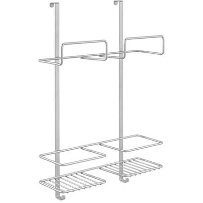 Metaltex Regál na dveře Broomy-na koště a čisticí prostředky, drát Polytherm povrstvený, stříbrný, 12,5 x 30,1 x 46,3 cm Metaltex Regál na dveře Broomy-na koště a čisticí prostředky, drát Polytherm povrstvený, stříbrný, 12,5 x 30,1 x 46,3 cm