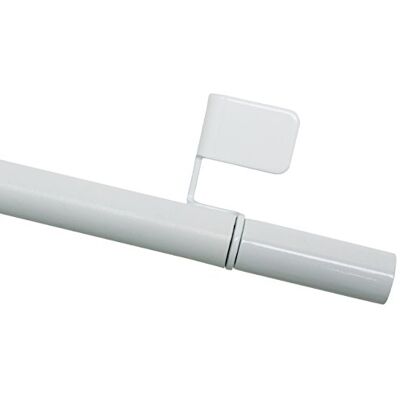 Gardinia Upínací tyč, otočná, montáž bez šroubů a vrtání, Press&Go Filigrano válec, průměr 8/10 mm, délka 50-80 cm, kov, bílá, 31341, bílá (válec) Gardinia Upínací tyč, otočná, montáž bez šroubů a vrtání, Press&Go Filigrano válec, průměr 8/10 mm, délka 50-80 cm, kov, bílá, 31341, bílá (válec)