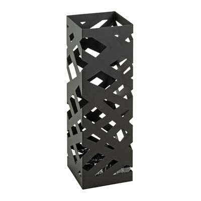 HAKU Stojan na deštník Stojan na slunečník černý, kov rozměry: Š 16 x V 48 x H 16 cm, styl: Moderní HAKU Stojan na deštník Stojan na slunečník černý, kov rozměry: Š 16 x V 48 x H 16 cm, styl: Moderní