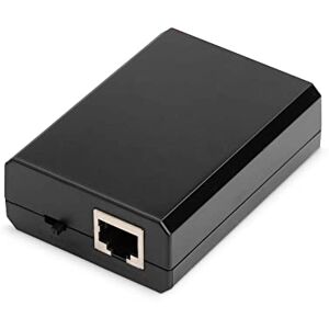 Digitus PoE+ Splitter IEEE802. 3at Gigabit Ethernet výstupní napětí 5, 9, 12 voltů DC 3,5 mm konektor a zdířka Digitus PoE+ Splitter IEEE802. 3at Gigabit Ethernet výstupní napětí 5, 9, 12 voltů DC 3,5 mm konektor a zdířka