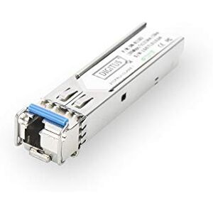 Digitus Gigabit SFP modul 1,25 Gbit/s HP & HP Aruba kompatibilní Mini GBIC pro kabel ze skelných vláken s jedním režimem LC Simplex obousměrný TX1310/RX1550nm dosah 20 km Plug & Play Digitus Gigabit SFP modul 1,25 Gbit/s HP & HP Aruba kompatibilní Mini GBIC pro kabel ze skelných vláken s jedním režimem LC Simplex obousměrný TX1310/RX1550nm dosah 20 km Plug & Play