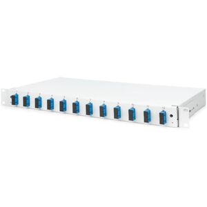 Digitus LWL splétaný box 12 spojek SC OS2 1HE 19 palců Multi-Mode Simplex S rozpojovací kazetou montáž do racku Digitus LWL splétaný box 12 spojek SC OS2 1HE 19 palců Multi-Mode Simplex S rozpojovací kazetou montáž do racku