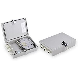 Digitus LWL-Distributionsbox für Außen für 6 SC-Duplex-Kupplungen IP65 Schutzklasse 2x PG21, 1x PG13,5 Kabeleingänge integrierter Glasfaser-Spleißhalter abschließbar Grau Digitus LWL-Distributionsbox für Außen für 6 SC-Duplex-Kupplungen IP65 Schutzklasse 2x PG21, 1x PG13,5 Kabeleingänge integrierter Glasfaser-Spleißhalter abschließbar Grau