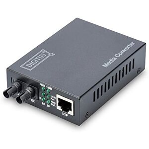 Digitus Převodník médií Multimode Fast Ethernet RJ45 / ST vlnová délka 1310 nm až 2 km černá Digitus Převodník médií Multimode Fast Ethernet RJ45 / ST vlnová délka 1310 nm až 2 km černá