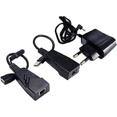PremiumCord USB 2.0 prodlužovací adaptér přes RJ45 až 100 m, Cat5e / Cat6, High Speed, napájení PremiumCord USB 2.0 prodlužovací adaptér přes RJ45 až 100 m, Cat5e / Cat6, High Speed, napájení