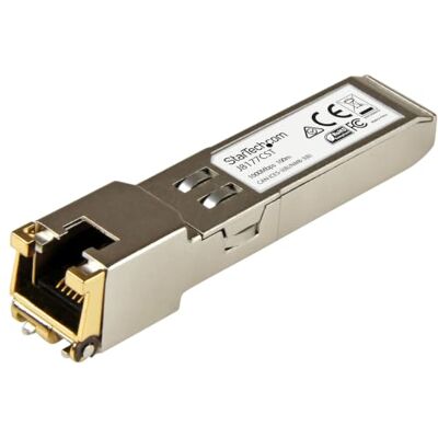 StarTech .com Gigabit RJ45 měď SFP Transceiver modul kompatibilní HP J8177C 1000Base-T Mini-GBIC SFP StarTech .com Gigabit RJ45 měď SFP Transceiver modul kompatibilní HP J8177C 1000Base-T Mini-GBIC SFP