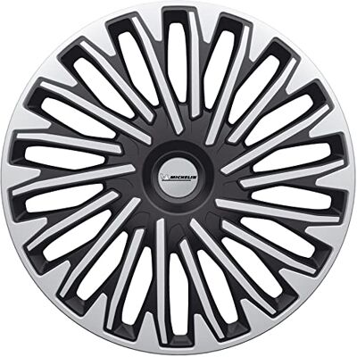 Michelin Kryty kol 16" palců ozdobné kryty kol sada černá/stříbrná 009030 Michelin Kryty kol 16" palců ozdobné kryty kol sada černá/stříbrná 009030