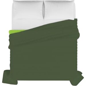 Italian Bed Linen Elegantní letní prošívaná deka jablkově zelená/tmavě zelená, 100% mikrovlákno, 260 x 270 cm Italian Bed Linen Elegantní letní prošívaná deka jablkově zelená/tmavě zelená, 100% mikrovlákno, 260 x 270 cm