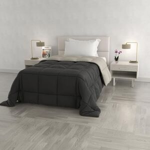 MB HOME ITALY Italian Bed Linen Zimní prošívaná deka elegantní, mikrovlákno, světle šedá/tmavě šedá, 170 x 260 cm MB HOME ITALY Italian Bed Linen Zimní prošívaná deka elegantní, mikrovlákno, světle šedá/tmavě šedá, 170 x 260 cm