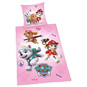Herding PAW PATROL sada ložního prádla, oboustranný motiv, bavlna/renforcé, německá velikost, povlečení 135 x 200 cm, povlak na polštář 80 x 80 cm, růžový Herding PAW PATROL sada ložního prádla, oboustranný motiv, bavlna/renforcé, německá velikost, povlečení 135 x 200 cm, povlak na polštář 80 x 80 cm, růžový
