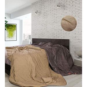 Italian Bed Linen Sogni e Capricci Chic letní prošívaná deka, hnědá, mikrovlákno, 250 x 250 cm Italian Bed Linen Sogni e Capricci Chic letní prošívaná deka, hnědá, mikrovlákno, 250 x 250 cm