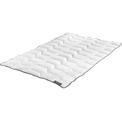 Badenia Trendline Základní lehká letní prošívaná postel, odolná vůči varu s potahem z kvalitní bavlněné směsové tkaniny pro zotavující spánek, vyrobeno v Německu, 155 x 220 cm, certifikováno ÖkoTex Badenia Trendline Základní lehká letní prošívaná postel, odolná vůči varu s potahem z kvalitní bavlněné směsové tkaniny pro zotavující spánek, vyrobeno v Německu, 155 x 220 cm, certifikováno ÖkoTex
