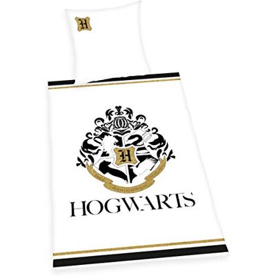 Herding Sada ložního prádla Harry Potter, se zlatým potiskem, oboustranný motiv, povlečení 135 x 200 cm, povlak na polštář 80 x 80 cm, bavlna/renforcé Herding Sada ložního prádla Harry Potter, se zlatým potiskem, oboustranný motiv, povlečení 135 x 200 cm, povlak na polštář 80 x 80 cm, bavlna/renforcé