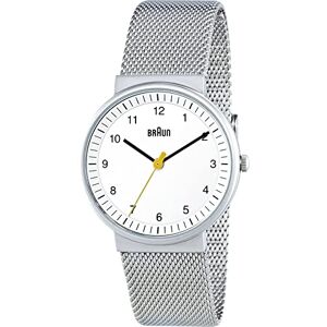 Braun Dámské náramkové hodinky Unisex Ladies Classic Watch Analog Quarz BN0031WHSLMHL, bílé Braun Dámské náramkové hodinky Unisex Ladies Classic Watch Analog Quarz BN0031WHSLMHL, bílé