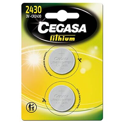 cegasa CR2430 – balení 2 lithiových knoflíkových baterií, zelená cegasa CR2430 – balení 2 lithiových knoflíkových baterií, zelená