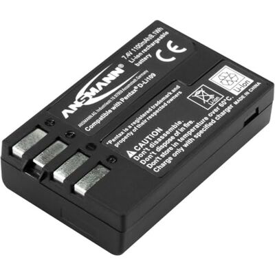 Ansmann Li-Ion akumulátor A-Pen D-Li 109 7 4V / Typ 1100 mAh / Výkonná baterie pro foto digitální fotoaparáty perfektní náhradní akumulátor pro Pentax Digicam a mnoho dalšího Ansmann Li-Ion akumulátor A-Pen D-Li 109 7 4V / Typ 1100 mAh / Výkonná baterie pro foto digitální fotoaparáty perfektní náhradní akumulátor pro Pentax Digicam a mnoho dalšího