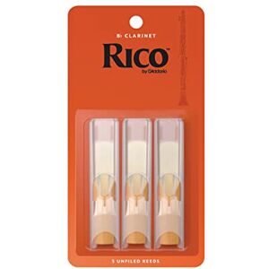 D'Addario Rico by Bb larinetové listy, tloušťka 3, balení 3 ks D'Addario Rico by Bb larinetové listy, tloušťka 3, balení 3 ks