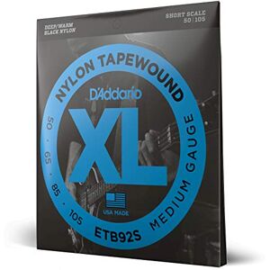 D'Addario struny na kytaru E Bass Struny E Bass struny basové kytary struny E Bass Guitar Strings ETB92S Tappewound struny pro e-basy Medium 50-105 krátká menzura D'Addario struny na kytaru E Bass Struny E Bass struny basové kytary struny E Bass Guitar Strings ETB92S Tappewound struny pro e-basy Medium 50-105 krátká menzura