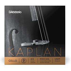 D'Addario Kaplan Cello struny – jednotlivý struna D – KS512 4/4 l – celofány – 4/4 stupnice, lehké napětí D'Addario Kaplan Cello struny – jednotlivý struna D – KS512 4/4 l – celofány – 4/4 stupnice, lehké napětí