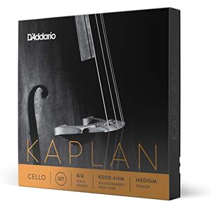 D'Addario Cello struny Kaplan – kompletní sada – KS510 4/4M – celostruny – stupnice 4/4, střední napětí D'Addario Cello struny Kaplan – kompletní sada – KS510 4/4M – celostruny – stupnice 4/4, střední napětí
