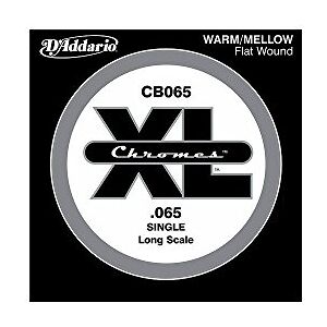 D'Addario CB065 Chromes Einzelsaite für Bassgitarre, Long Scale, .065 D'Addario CB065 Chromes Einzelsaite für Bassgitarre, Long Scale, .065