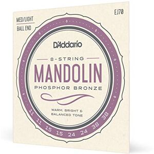 D'Addario EJ70 sada strun pro mandolínu, mandolínu, mandocello a mandolínu s kuličkovým koncem D'Addario EJ70 sada strun pro mandolínu, mandolínu, mandocello a mandolínu s kuličkovým koncem