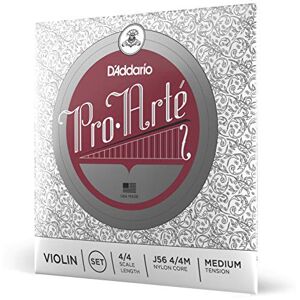 D'Addario J56-4/4M Pro Arte Violinen Saitensatz Perlon, Aluminium, 4/4 Medium D'Addario J56-4/4M Pro Arte Violinen Saitensatz Perlon, Aluminium, 4/4 Medium