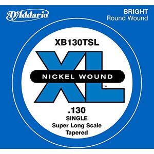 D'Addario XB130TSL nikl (velikost: XL) Wound Bass Einzelsaite Tapered Super Long Scale 130 D'Addario XB130TSL nikl (velikost: XL) Wound Bass Einzelsaite Tapered Super Long Scale 130