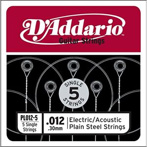 D'Addario PL012-5 ocelové struny pro elektrickou a akustickou kytaru, balení 5 ks D'Addario PL012-5 ocelové struny pro elektrickou a akustickou kytaru, balení 5 ks