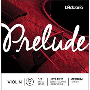 D'Addario Houslové struny – Strings Prelude Violin – J813 1/2M – 1/2 Scale, Medium Tension – Single D String D'Addario Houslové struny – Strings Prelude Violin – J813 1/2M – 1/2 Scale, Medium Tension – Single D String