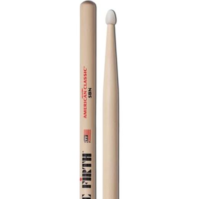 Vic Firth 5B American Hickory Nylon Tip Drumstick Vic Firth 5B American Hickory Nylon Tip Drumstick