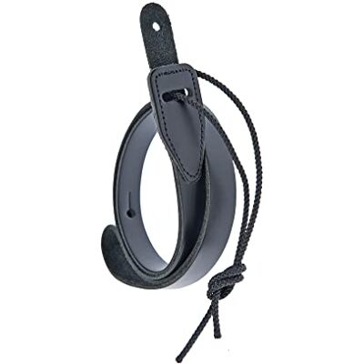 D'Addario Planet Waves 75M00 Ledergurt für Mandoline, Schwarz D'Addario Planet Waves 75M00 Ledergurt für Mandoline, Schwarz