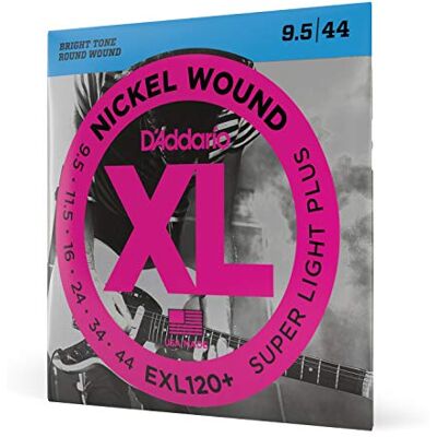 D'Addario EXL120+ Nickel Wound E-kytarové struny, Super Light Plus, 9. 5-44 D'Addario EXL120+ Nickel Wound E-kytarové struny, Super Light Plus, 9. 5-44