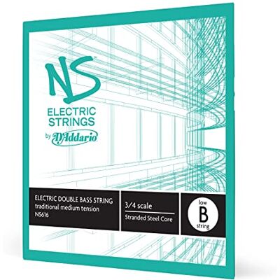 D'Addario NS616 Elektrický kontrabas Single Struny 'Low B' vícenásobně kroucené ocelové jádro Medium D'Addario NS616 Elektrický kontrabas Single Struny 'Low B' vícenásobně kroucené ocelové jádro Medium